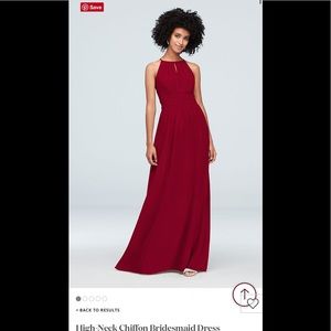 Never worn David’s Bridal Bridesmaid Dress